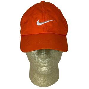 Nike Golf Orange Adjustable Cap OS Embroidered Brookhaven Country Club Dallas